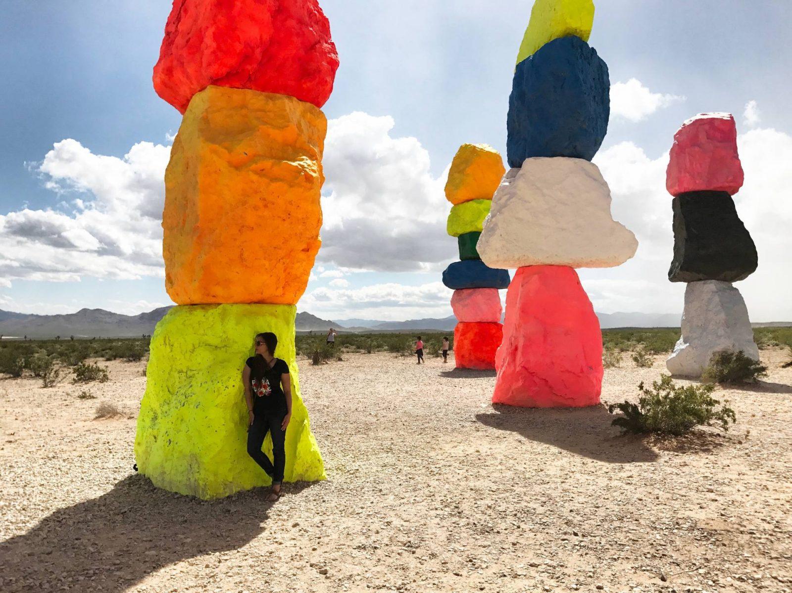 Experiencing Magic in the Desert at Seven Magic Mountains in Las Vegas