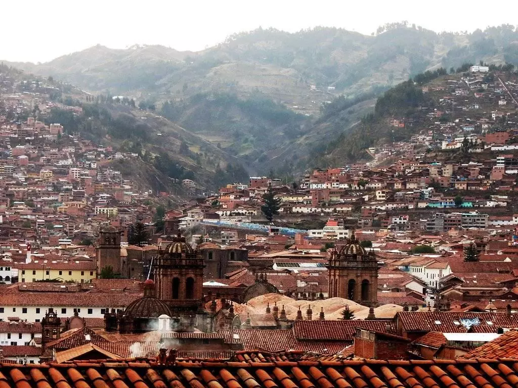 View of Cusco from above