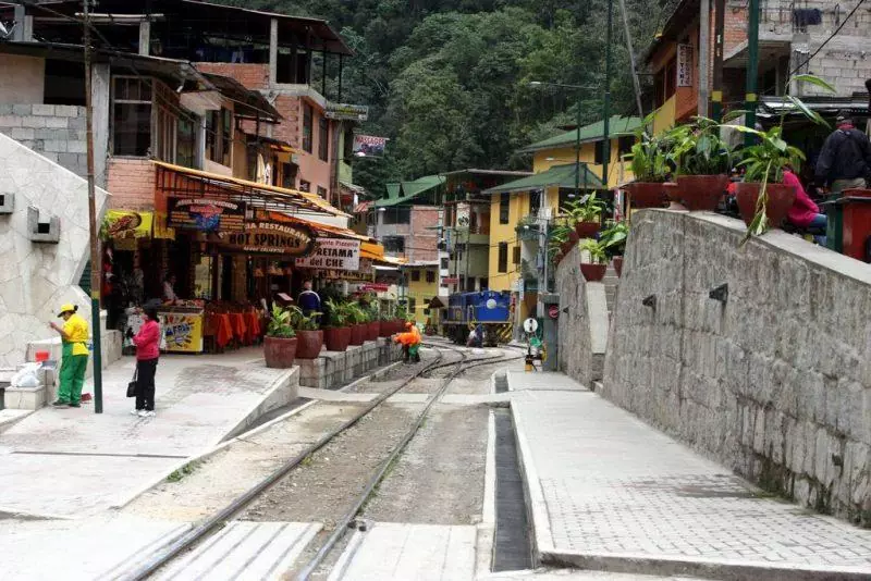 Street view of Aguas Calientes