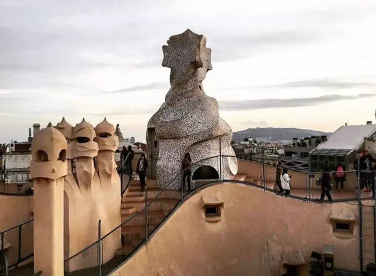 Chimneys at Casa Mila