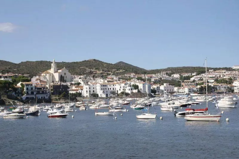 View of Cadaques waterfront