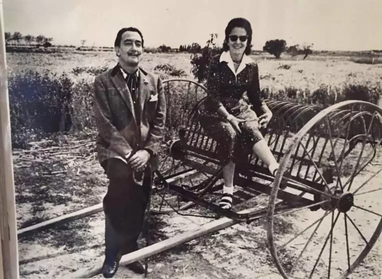 Photo of Dali and Gala from his personal collection