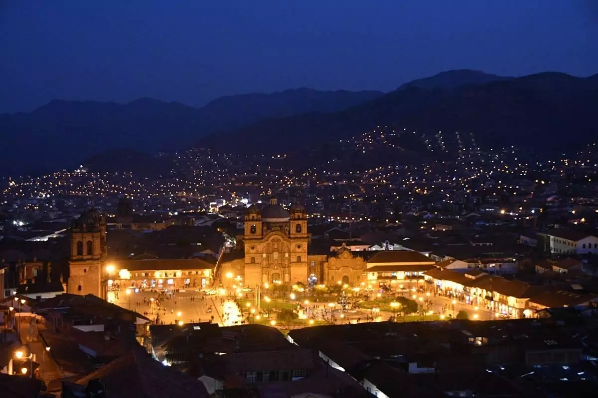 Cusco at night