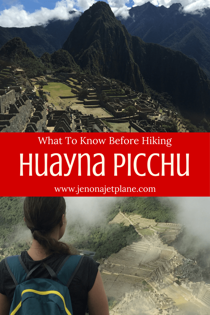 Huayna Picchu is a mountain right next to Macchu Picchu, Peru. You can climb it twice a day for great views of the ancient ruins! Read and save my post for everything you need to know to make the hike.
