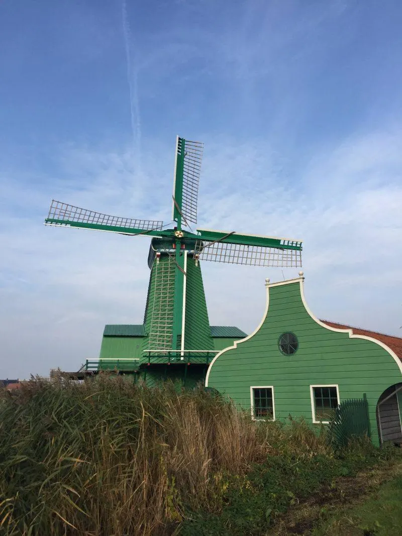 Working windmills at Zaanse Schans