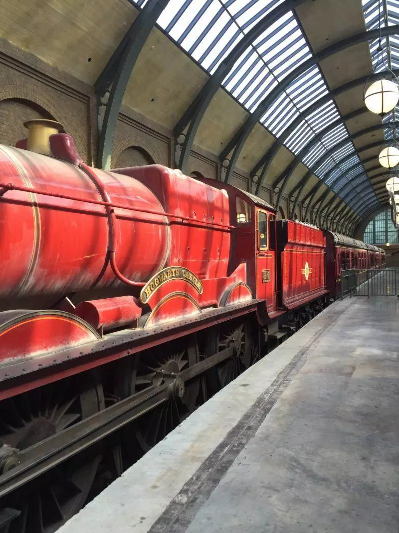 Boarding the Hogwarts Express