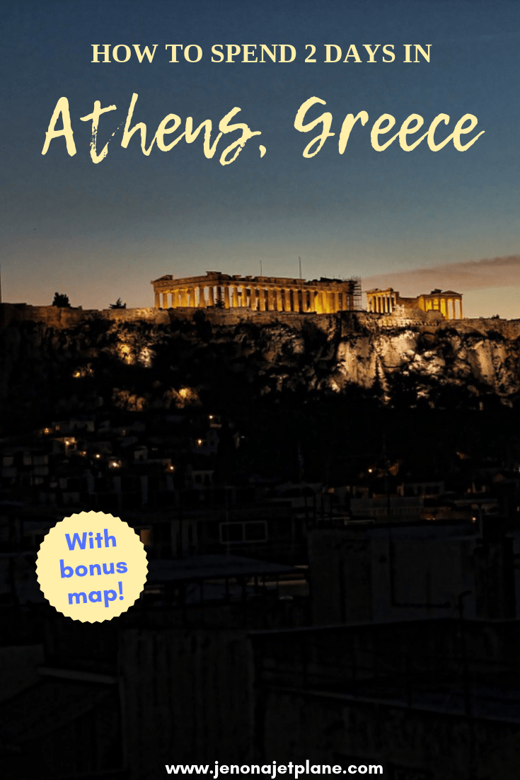 Only have 2 days to spend in Athens, Greece? You can see a lot in that time. From the parthenon to the best gyros in the city, find out what should be at the top of your Athens must-see list. #athensgreece #athensgreecetravel #athenstravelguide #athenstraveltips #greecetravel #greecevacation #europetrip