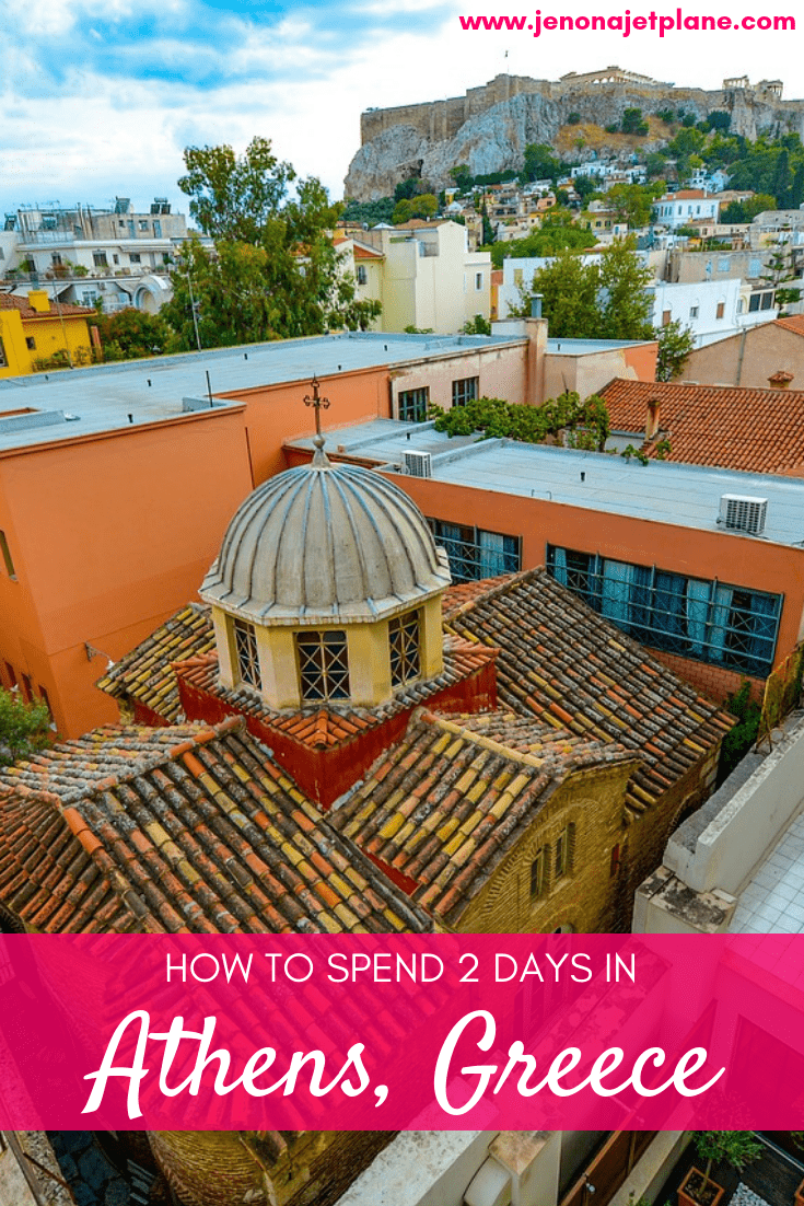 Only have 2 days to spend in Athens, Greece? You can see a lot in that time. From the parthenon to the best gyros in the city, find out what should be at the top of your Athens must-see list. #athensgreece #athensgreecetravel #athenstravelguide #athenstraveltips #greecetravel #greecevacation #europetrip