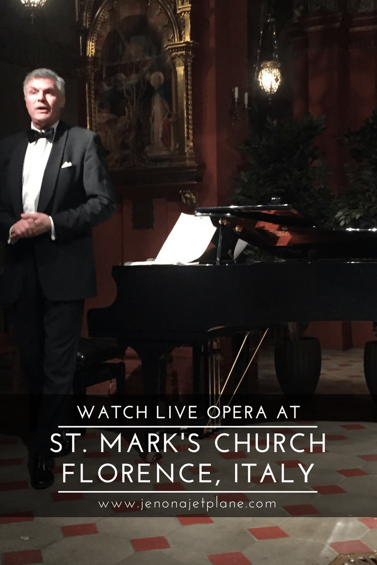 Don't miss a spectacular live opera performance at St. Mark's Church in Florence, Italy!