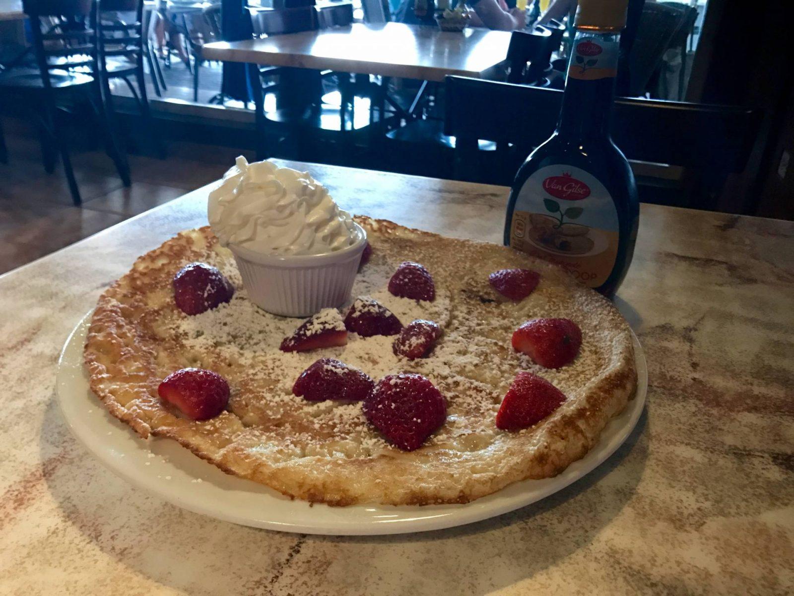 Breakfast at Linda's Dutch Pancakes and Pizza in Aruba Jen on a Jet Plane