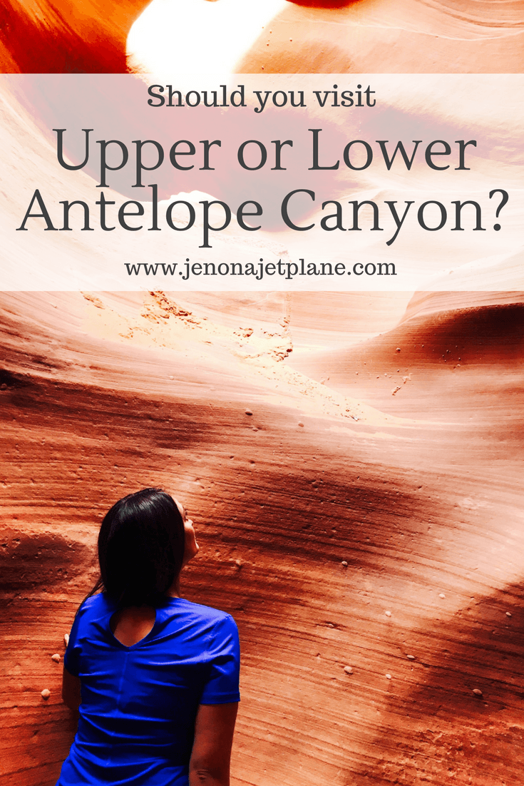Upper v. lower antelope Canyon
