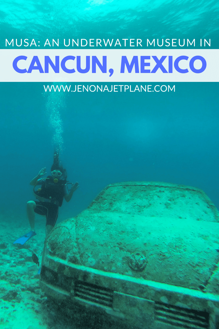 Explore MUSA, an underwater museum off the coast of Cancun, Mexico. No dive certification needed!