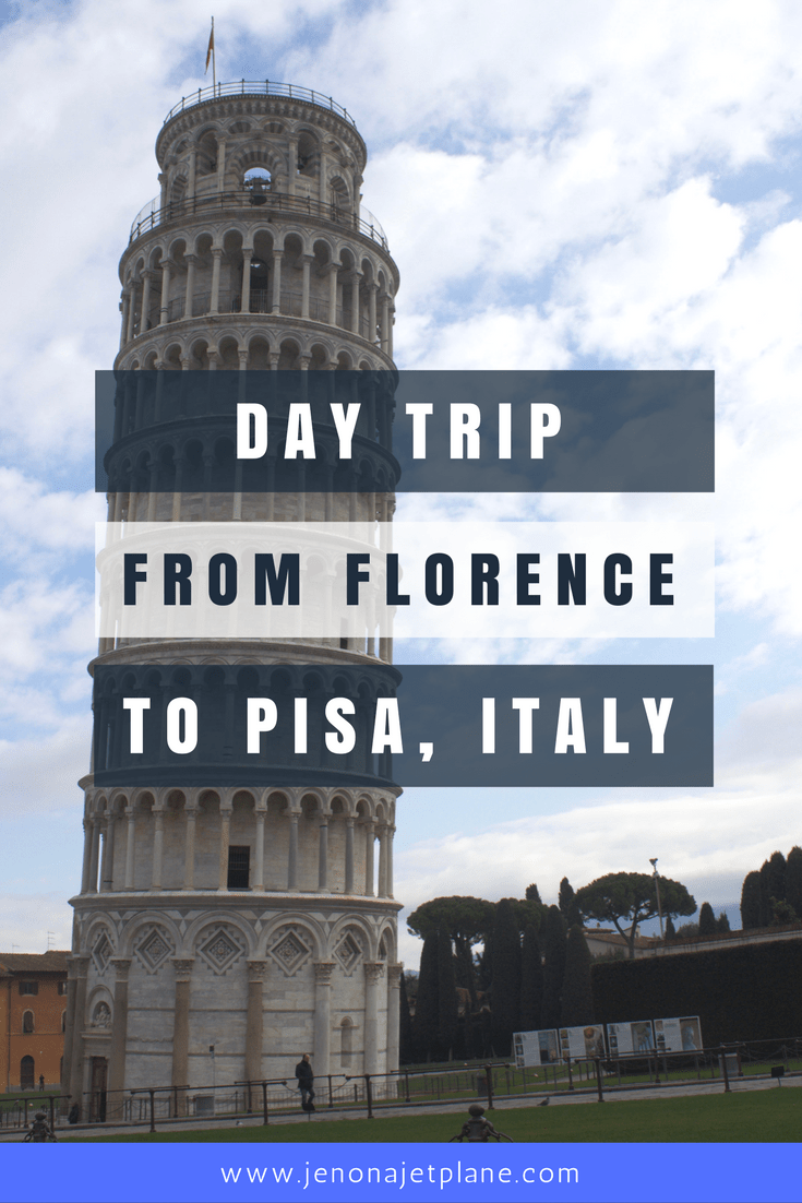 How to take a day trip from Florence, Italy to Pisa, Italy to see the Leaning Tower of Pisa. Take a train in the morning and be back in time for lunch!