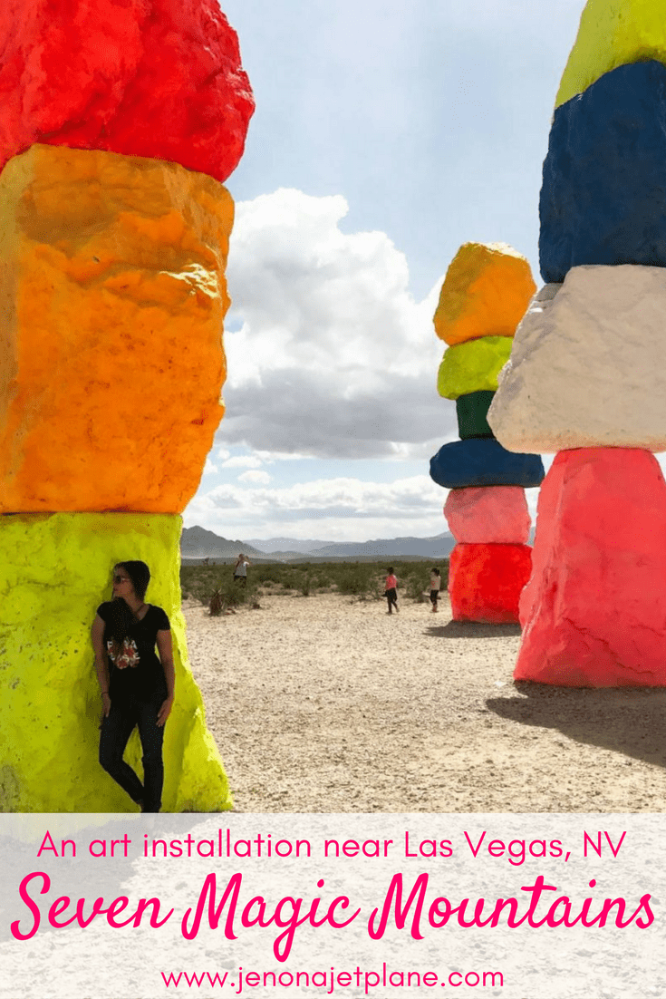 Seven Magic Mountains is an outdoor art installation near Las Vegas, Nevada. Find out how to get to Seven Magic Mountains with this post. The sculptures are up for a limited time only, so visit Seven Magic Mountains soon,