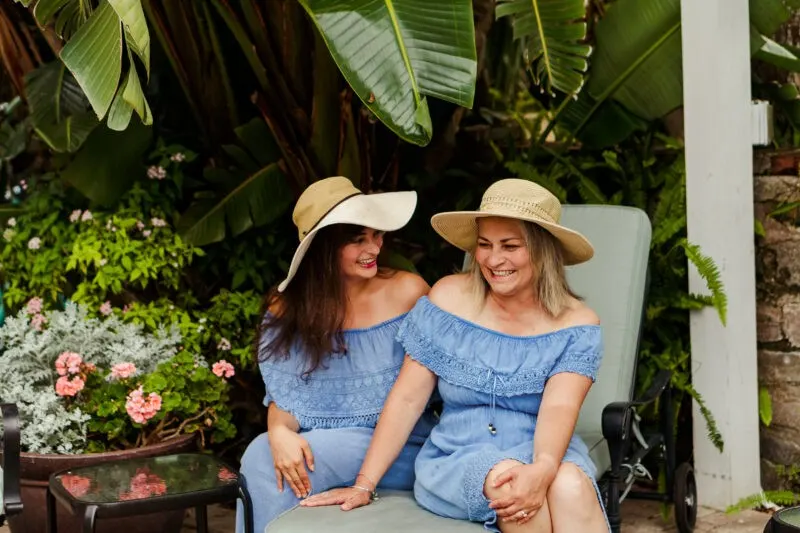 Matching mother/daughter Flytographer review
