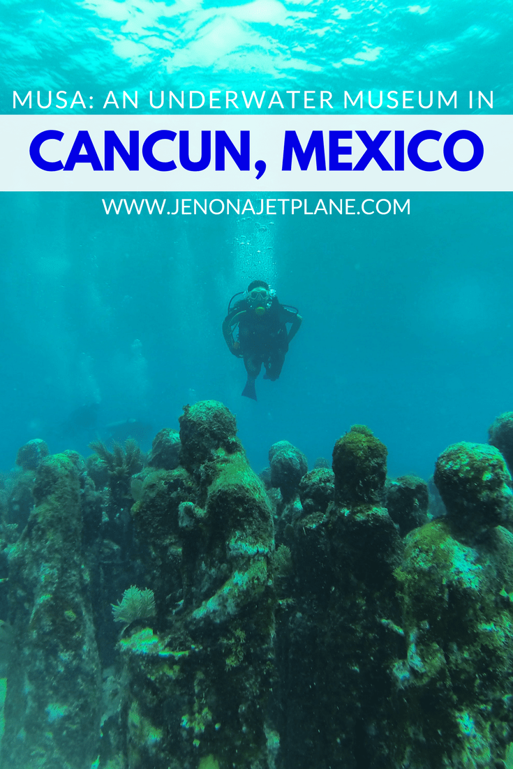 Just 20 minutes from Cancun and Isla Mujeres by boat lies MUSA, an underwater museum with more than 500 statues for scuba divers and snorkelers to explore. Don't miss this underwater museum while in Mexico!