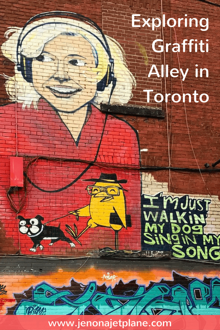 Graffiti Alley in Toronto is one of the best places for street art in the world. Here's everything you know before planning your visit. #canada #torontotravel #graffitialley #streetart #canadatravel #grafittialleytoronto