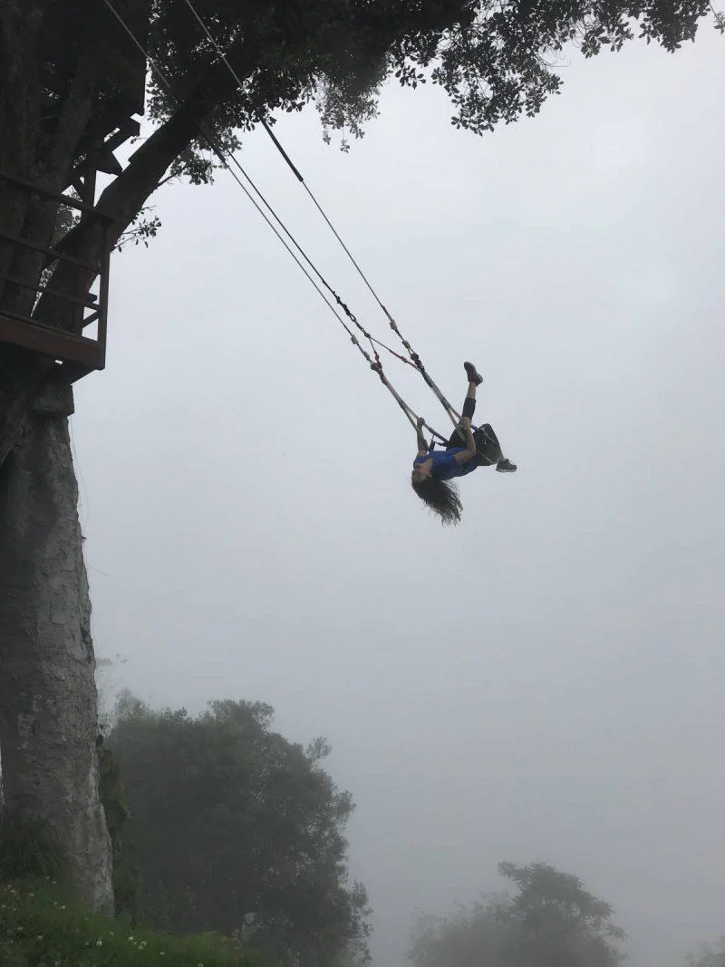 Swing at the end of the world