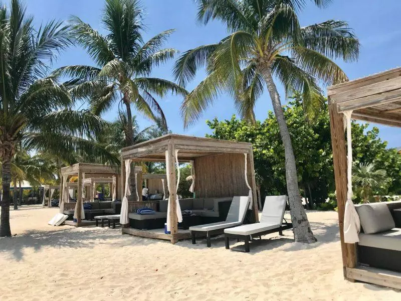 Private cabana rentals at CocoCay