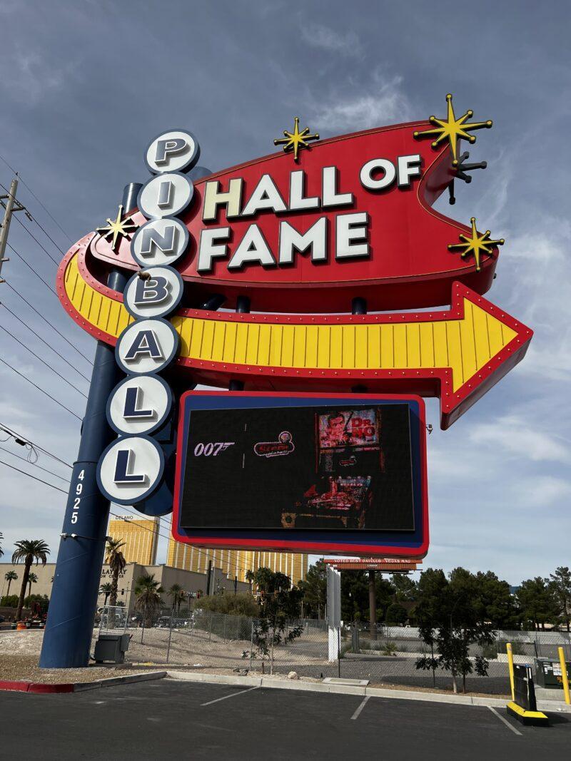 Pinball Hall of Fame's New Sign is Glorious