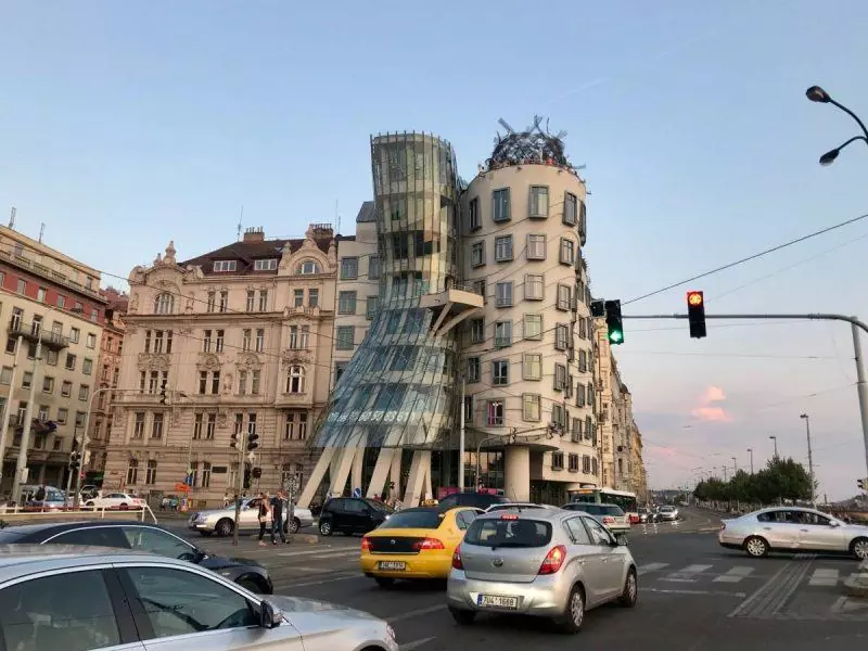 Dancing house from the outside
