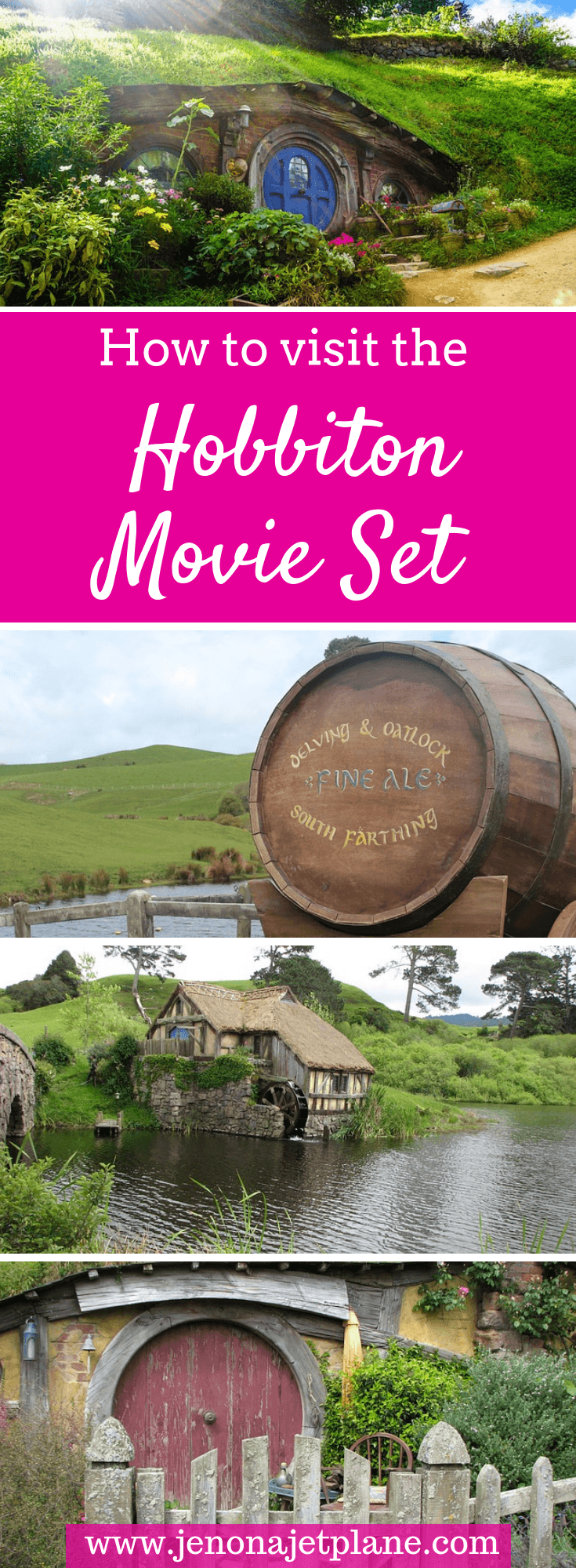 Want to visit Hobbiton Village, the Lord of the Rings movie set in New Zealand? Here's everything you need to know, from ticket prices to the best time of day to go. Save to your travel board for future reference! #newzealand #newzealandnorthisland #newzealandtravel #hobbiton #hobbitonnewzealand #hobbitontheshire #bucketlisttravel