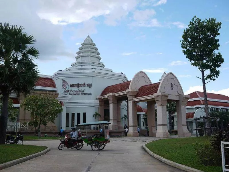 Outside view of the Angkor National Museum