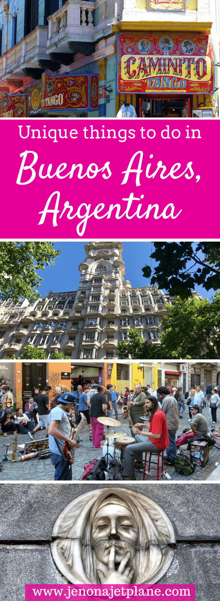 Looking for unique things to do in Buenos Aires, Argentina? From going on a parilla tour to visiting the grave of Eva Peron, these are 8 activities you won't want to miss. Save to your travel board for future reference. #argentinatravel #buenosairesargentina #buenosairestravel #buenosairesargentinathingstodo #buenosairesthingstodo #travelsouthamerica