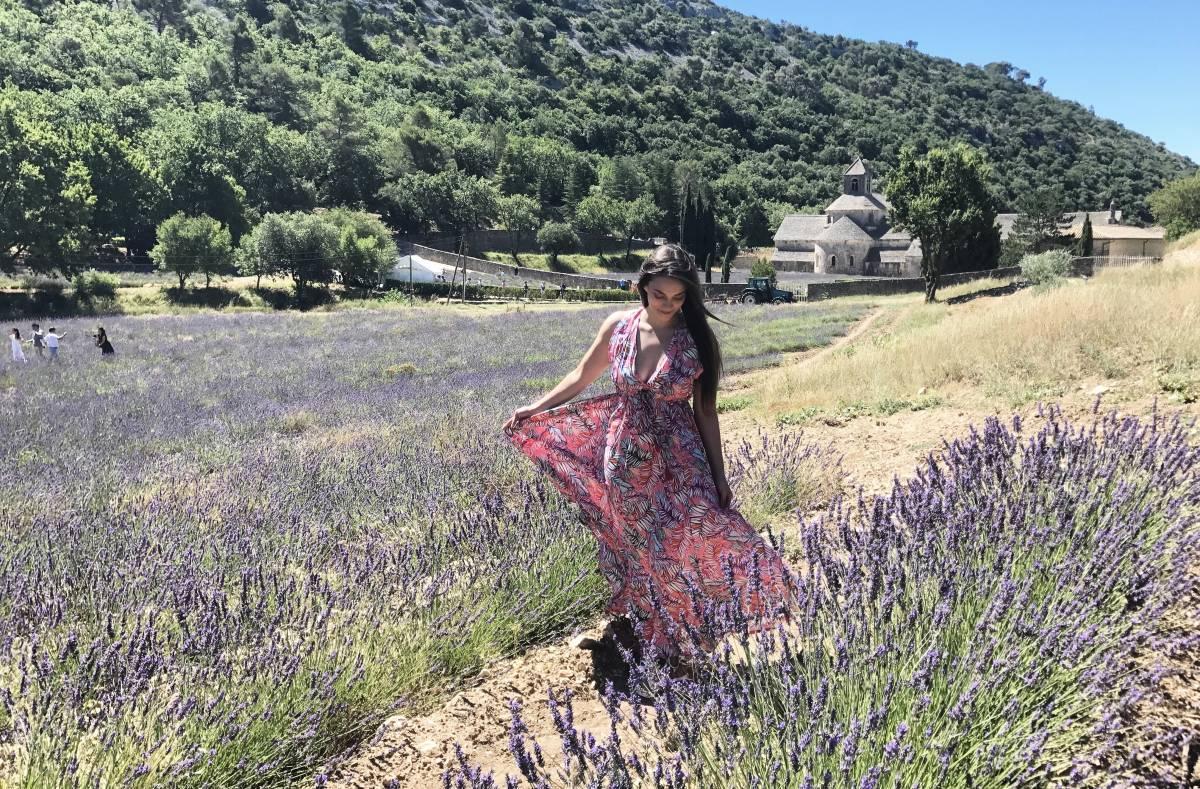 Strolling the lavender fields in the South of France