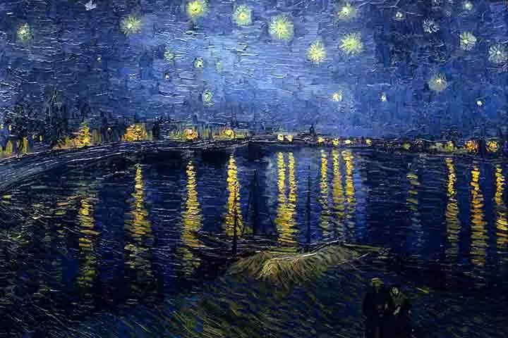 Van Gogh's painting of Starry Night Over the Rhone