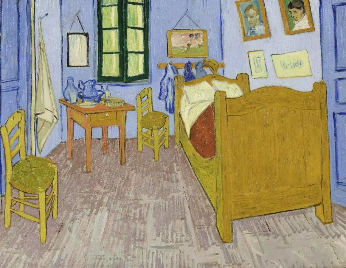 The Bedroom painted by Van Gogh in Arles