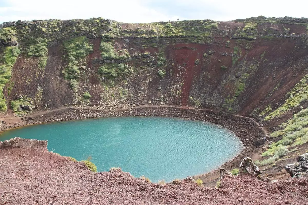 Kerid Crater view 