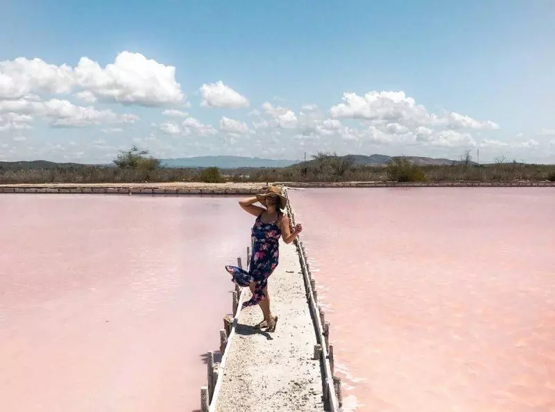 Las Salinas / Salt Flats - Cabo Rojo, Puerto Rico Pink Beach