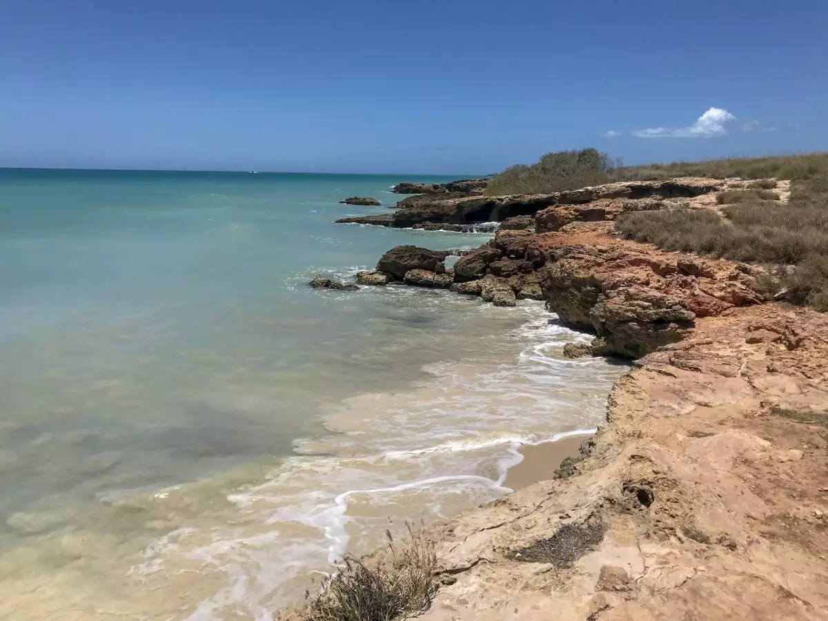 Cliffs by the ocean in Cabo Rojo