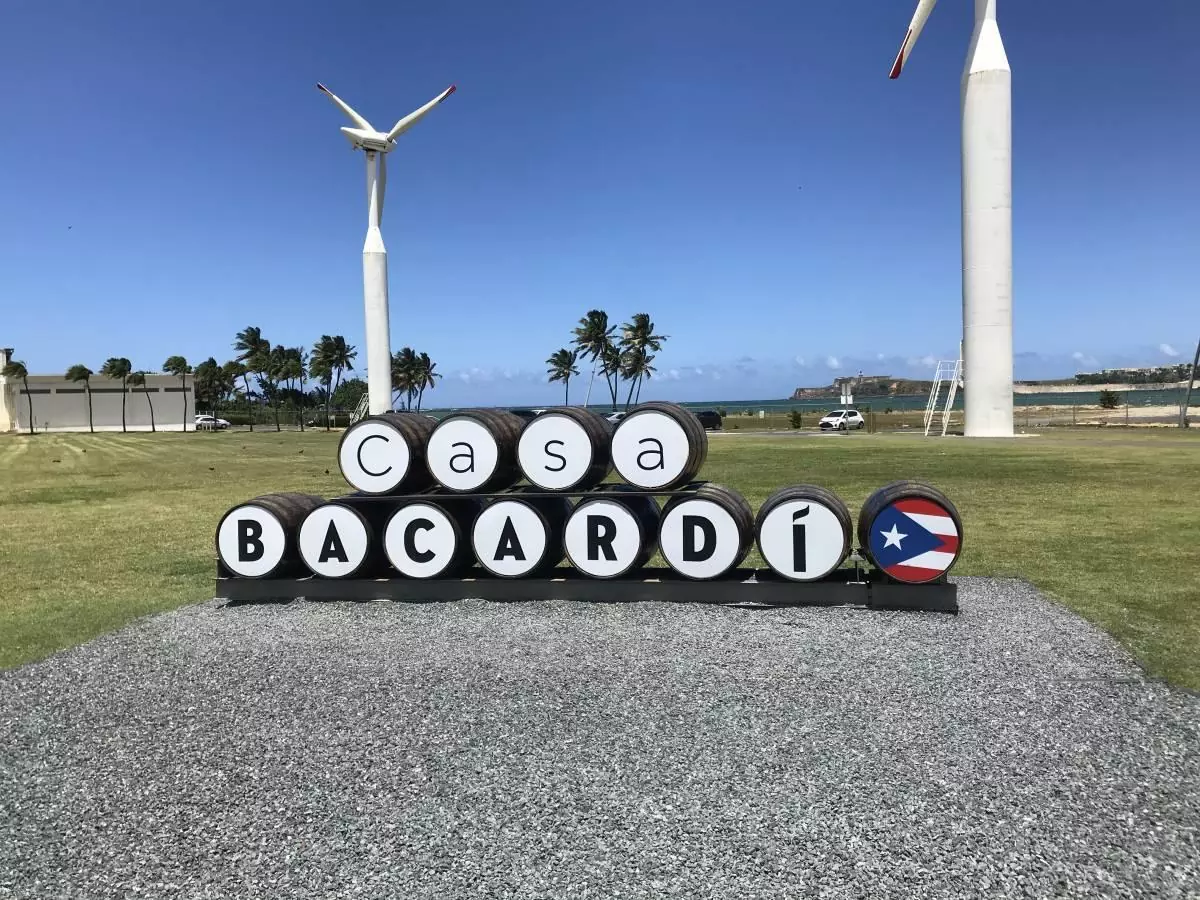 Casa Bacardi sign outside the factory