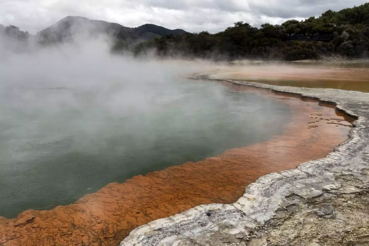 Champagne pool at the thermal park