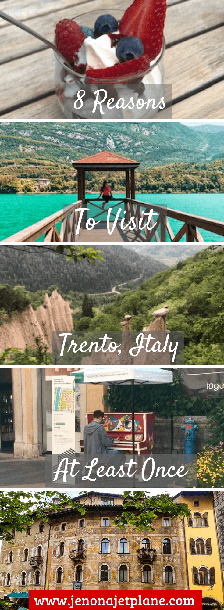 Thinking about visiting Trento, Italy? From its award winning Trento Doc brand to untouched natural experiences, here are 8 reasons why you need to add Trento, Italy to your bucket list! #trentoitaly #italytravel #bucketlist