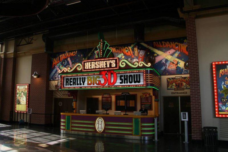 Hershey's Really Big 3D Show entrance