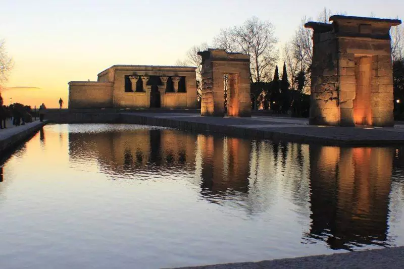 Templo Debod at sunset