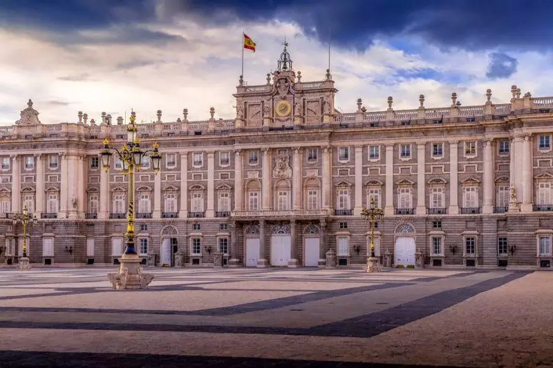 Royal palace entrance