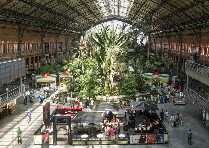 Atocha train station interior