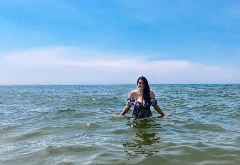 Swimming in Lake Michigan