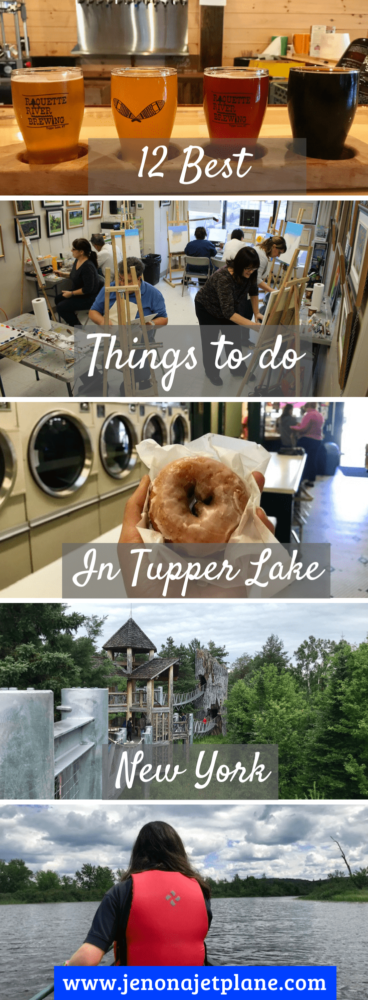 Looking for the best things to do in Tupper Lake, New York? From canoeing to a one-of-a-kind donut shop, here's 12 activities you can't miss! #newyork #tupperlake #tupperlakeny #travelnewyorkstate #newyorkroadtrip