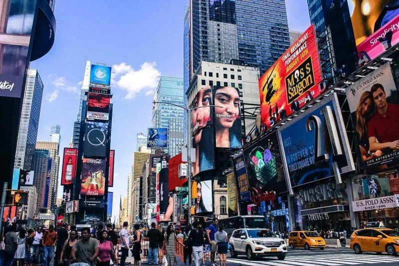 Times Square in New York City