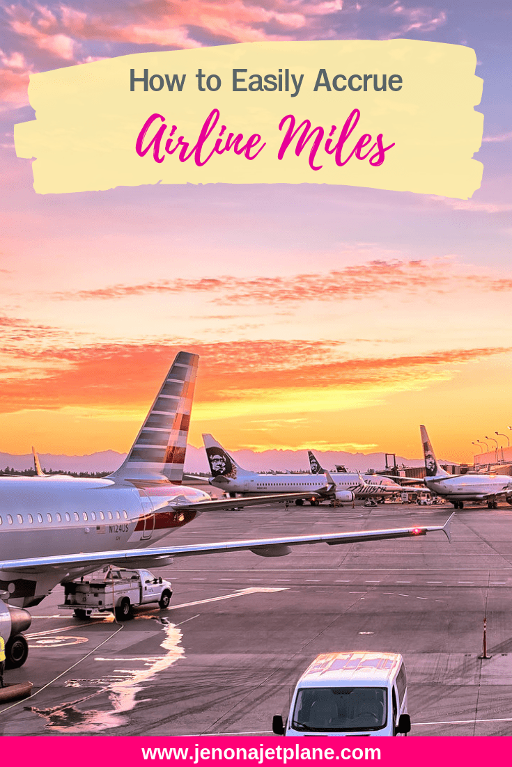 Want to fly for free? Airline miles can get you there. Here are 7 ways to accrue bulk miles, with or without credit! #travelhacking #airlinemiles #travelcreditcard #budgettravel #traveltips