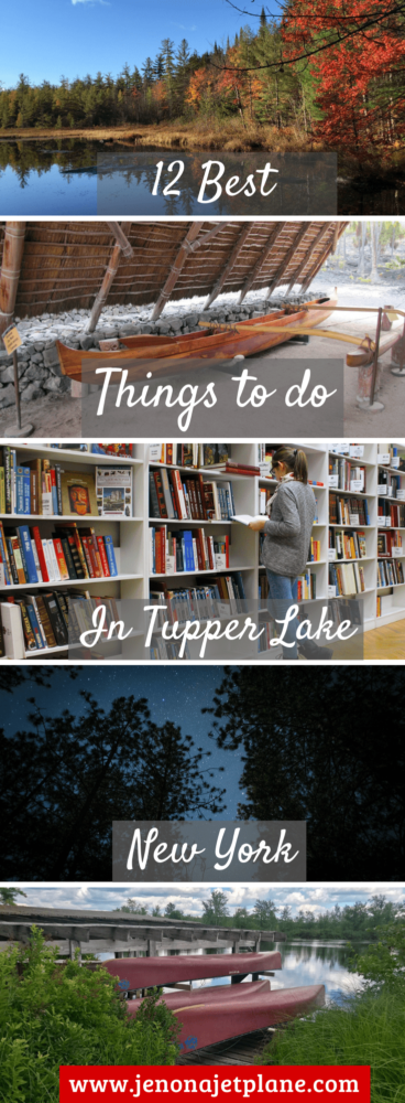 Looking for the best things to do in Tupper Lake, New York? From canoeing to a one-of-a-kind donut shop, here's 12 activities you can't miss! #newyork #tupperlake #tupperlakeny #travelnewyorkstate #newyorkroadtrip