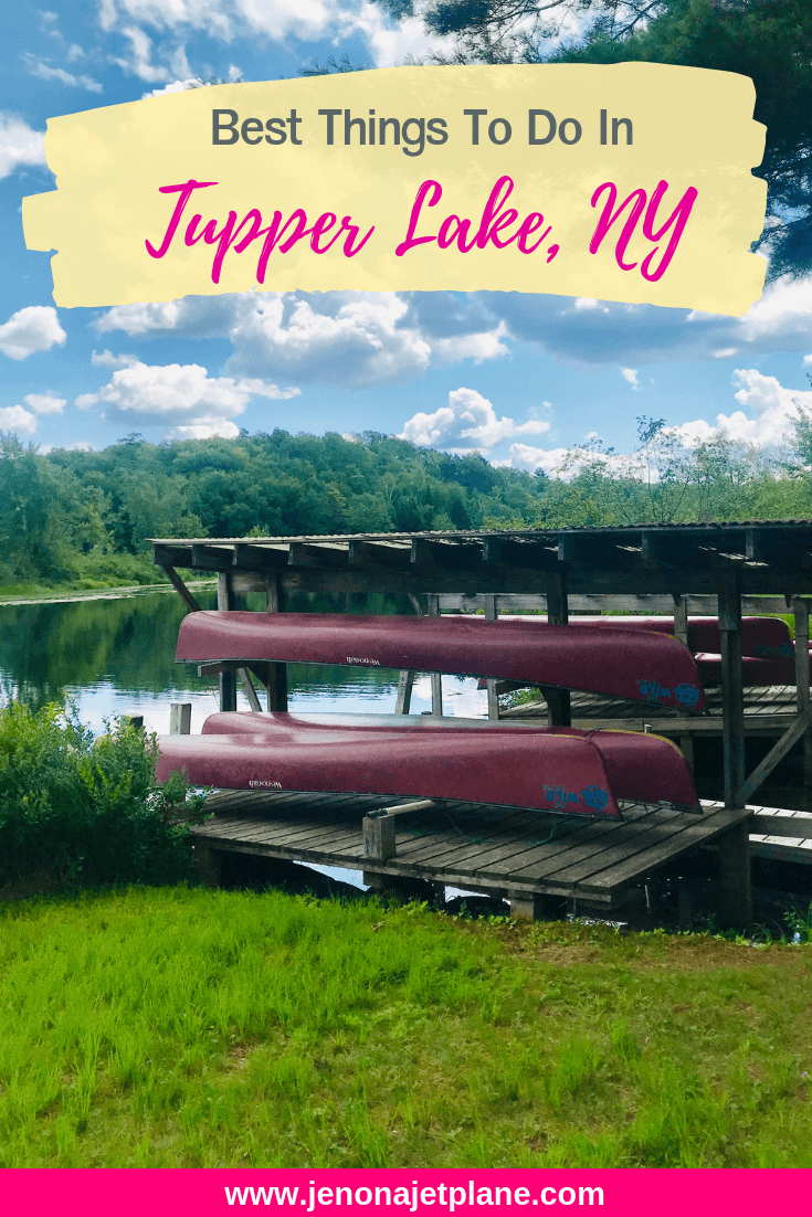 Looking for the best things to do in Tupper Lake, New York? From canoeing to a one-of-a-kind donut shop, here's 12 activities you can't miss! #newyork #tupperlake #tupperlakeny #travelnewyorkstate #newyorkroadtrip