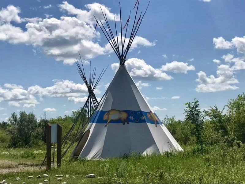 Native American teepee