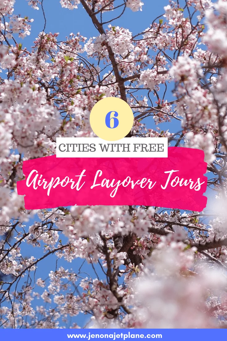 Did you know certain cities offer free airport layover tours for qualifying travelers? Find out if you're flying through any of these in the future and take advantage! #airportlayover #traveltips #freebies #travelfreebies #travelonabudget