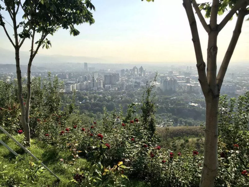 View of Almaty from above